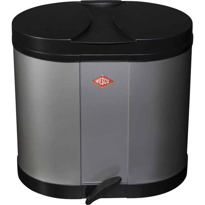 Wesco Eco-Double Bin Beta silver Wesco Eco-Double Bin Beta silver