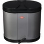 Wesco Eco-Double Bin Beta silver