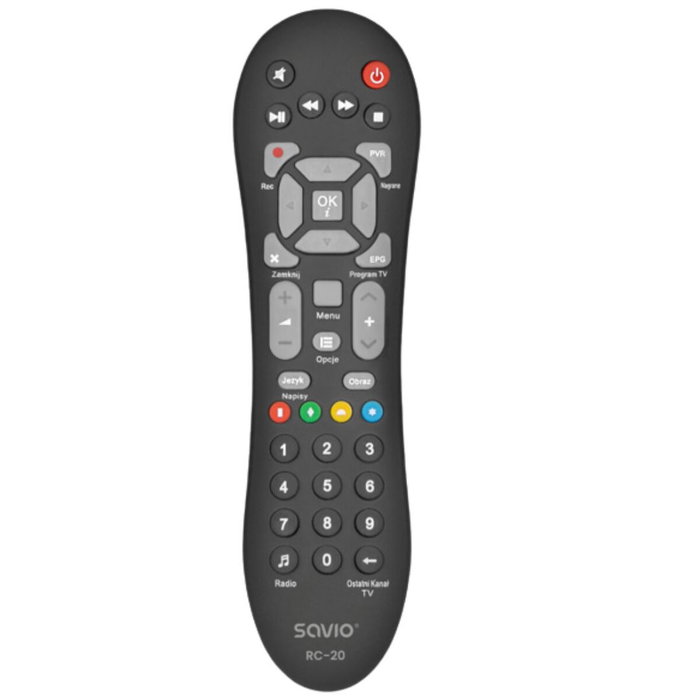 Télécommande Universelle Savio RC-20 Noir Télécommande Universelle Savio RC-20 Noir