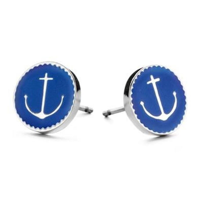 Boucles d´oreilles Femme CO88 Collection 8CE-70026 Bleu Argenté Boucles d´oreilles Femme CO88 Collection 8CE-70026 Bleu Argenté