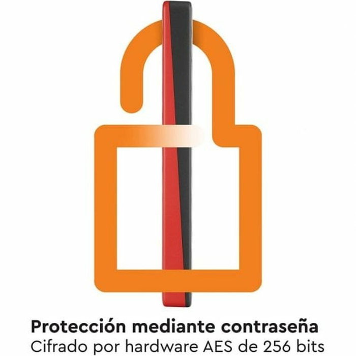 Disque dur Western Digital My Passport Rouge 2 TB HDD