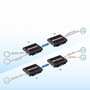 ATEN VE1843 - Émetteur-Récepteur HDMI HDBaseT 3.0 - True 4K 60Hz HDR @100m via Cat 6A - Audio, Ethernet, USB 2.0 - Configuration Transmetteur ou Récepteur