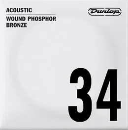 DUNLOPST Corde Acoustique Phosphor Bronze .034