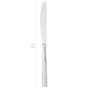 ORYX Couteau de table Flair 213 mm