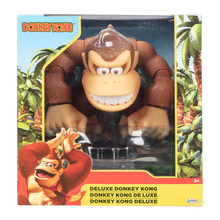 Jakks Pacific - Figurine Deluxe Super Mario de Donkey Kong de 15 cm articulée (10 points) - Produit officiel Nintendo - Réf. 76198-4L