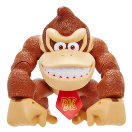 Jakks Pacific - Figurine Deluxe Super Mario de Donkey Kong de 15 cm articulée (10 points) - Produit officiel Nintendo - Réf. 76198-4L