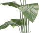 Ibergarden Maceta Planta Hojas Punta Ancha 110 cm Plastique Vert Noir (Set de 4)