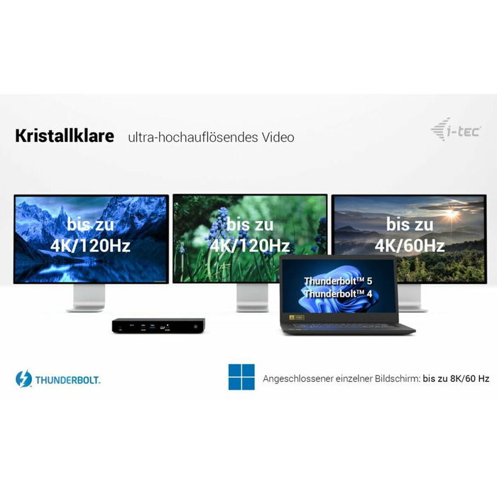 Hub USB i-Tec TB4TRIPLEDOCKPD