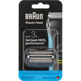 Braun Tête de rechange Series 3 ProSkin 32B Black en acier inoxydable