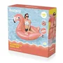 Bestway Bouée Flamant Rose à chevaucher pour adultes Flamenco - 168 x 120 cm - Bouée gonflable PVC pour piscine, plage, extérieur