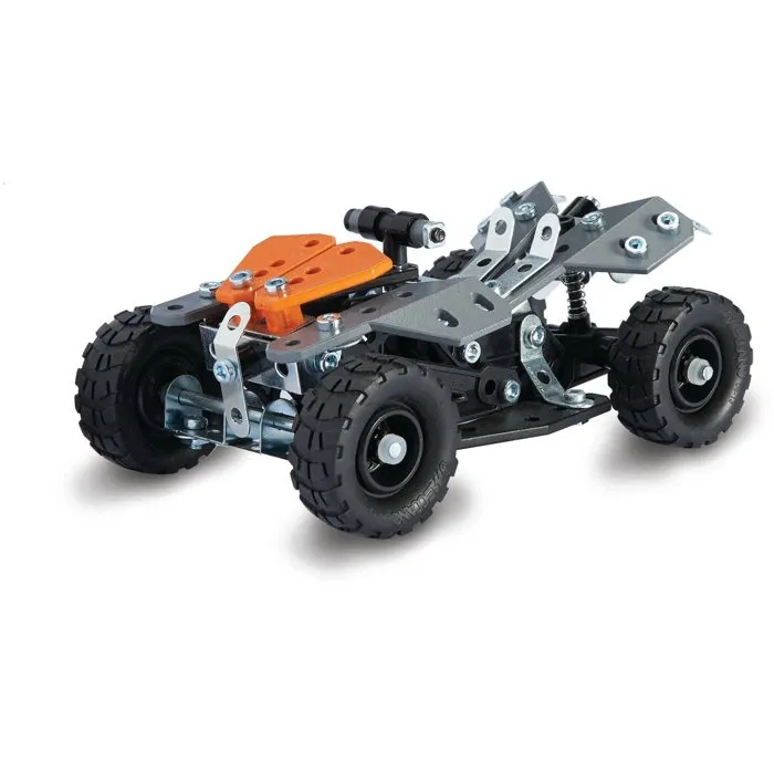 Meccano Coffret de Construction Race Truck 10 en 1 - APM11115 - Jeu de Construction Educatif avec 10 Modeles de Camions de Course