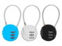 ARTE REGAL Lot de 24 Cadenas à Combinaison avec Câble pour Valises - Assortiment de 3 Couleurs