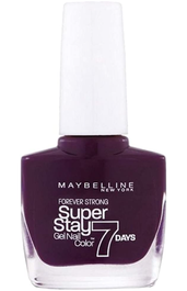 Maybelline Vernis à Ongles Super Stay 7 Days Forever Strong - N°05 Courant Noir Extrême, 10 ml