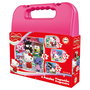 EDUCA Malette Coffret 4 Puzzles Progressifs 6-9-12-16 Pièces Hello Kitty Super Style Licence Sanrio pour Enfants dès 3 ans