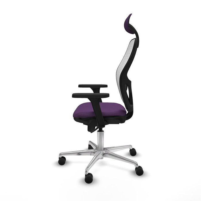 Piqueras y Crespo 3D086N1 Chaise de Bureau avec Appui-tête Violet Piqueras y Crespo 3D086N1 Chaise de Bureau avec Appui-tête Violet
