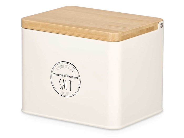 KINVARA Salero Tapa Bambu Crema (Lot de 12)