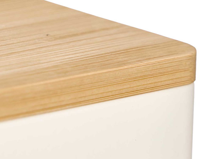 KINVARA Salero Tapa Bambu Crema (Lot de 12)