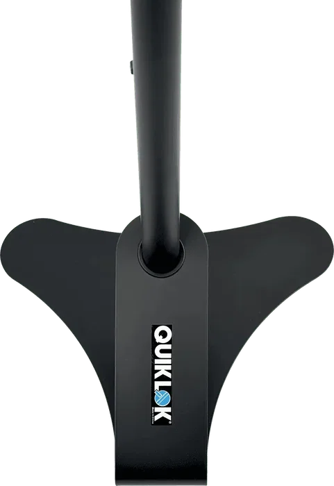 QUIKLOK Support pour moniteur ajustable, hauteur réglable 780-1120 mm, noir, charge max 57 kg