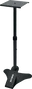 QUIKLOK Support pour moniteur ajustable, hauteur réglable 780-1120 mm, noir, charge max 57 kg