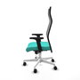 Piqueras y Crespo Chaise de Bureau Albacete Turquoise et Noir