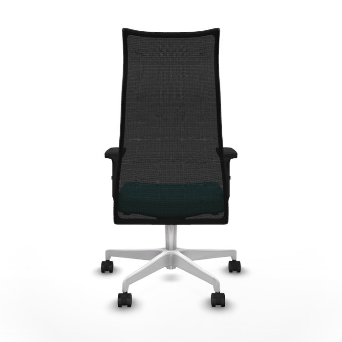 Piqueras y Crespo Chaise de Bureau Albacete Turquoise et Noir