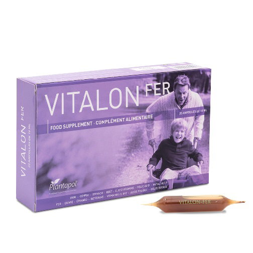 PLANTAPOL Vitalon Fer (Gelée Royale + Fer + Oligo-éléments) 20 ampoules PLANTAPOL Vitalon Fer (Gelée Royale + Fer + Oligo-éléments) 20 ampoules
