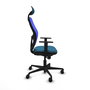 Chaise de Bureau avec Appui-tête Jorquera Piqueras y Crespo 1D036N1 Bleu Vert pétrole