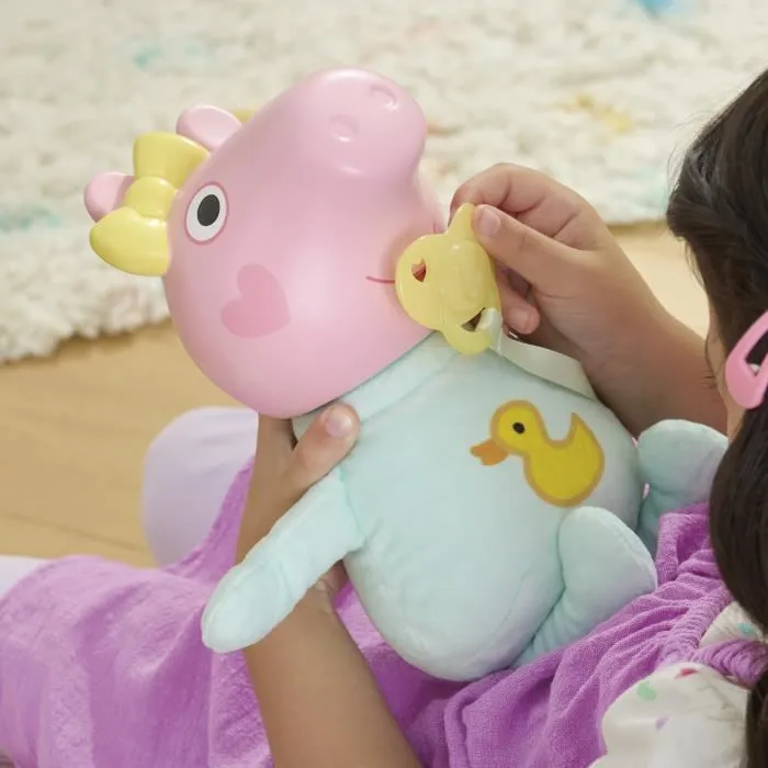 Hasbro Peppa Pig Gros Câlins Evie - Poupée Interactive Peluche avec 4 Accessoires et 20+ Sons, Personnage Série TV dès 3 ans Hasbro Peppa Pig Gros Câlins Evie - Poupée Interactive Peluche avec 4 Accessoires et 20+ Sons, Personnage Série TV dès 3 ans