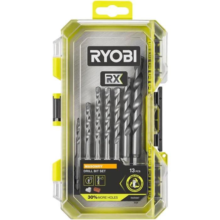 Ryobi Coffret de 7 forets béton RX - RARXM7 Ryobi Coffret de 7 forets béton RX - RARXM7