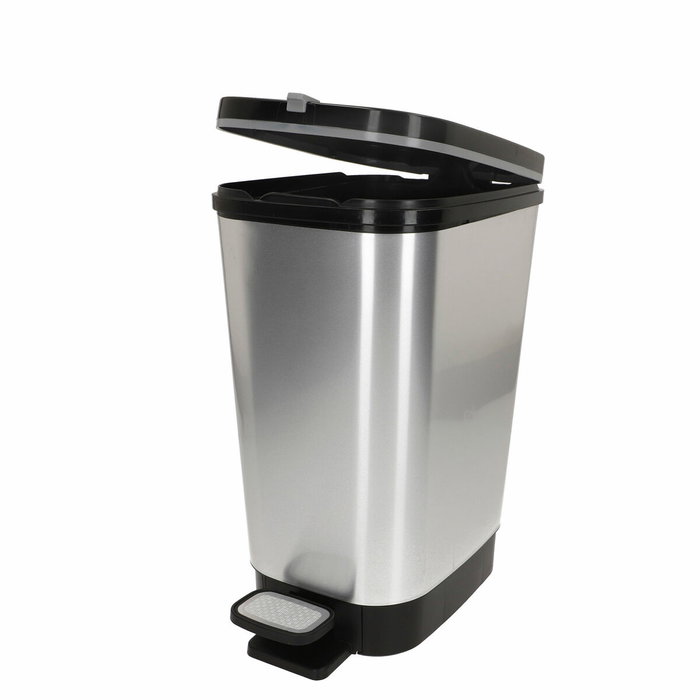 Poubelle Curver Gris Plastique 6 L (5 Unités)