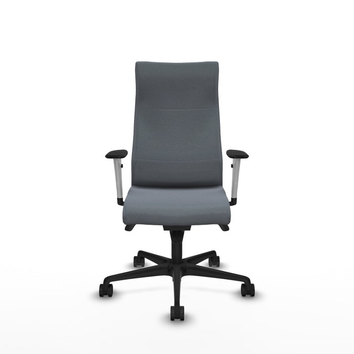 Piqueras Y Crespo Albacete Chaise de Bureau Synchrone en Tissu Gris