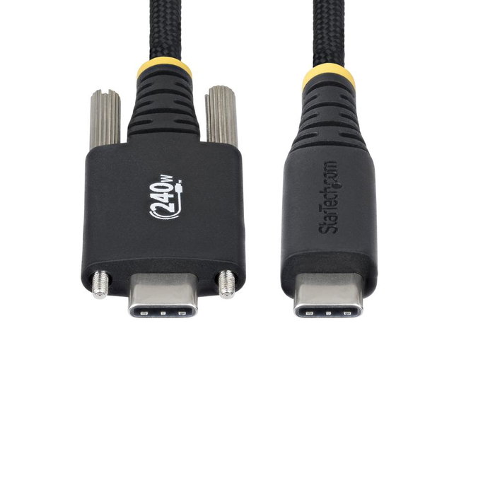 Startechcom Câble USB-C vers USB, 2m, Charge 240W, Verrouillage à Vis