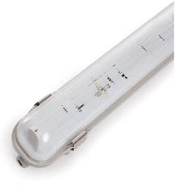 Kit d'éclairage étanche et connectable pour tube LED de 1200 mm