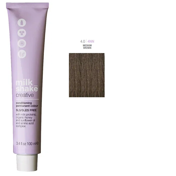 Milk Shake Creative 4.04NN Medium Brown Natural Intense