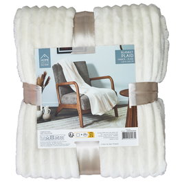 Home Deco Factory Plaid en flanelle 120x150 cm