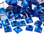 Innspiro Gemmes décoratives acryliques carrées bleues 16x16mm, 500 unités