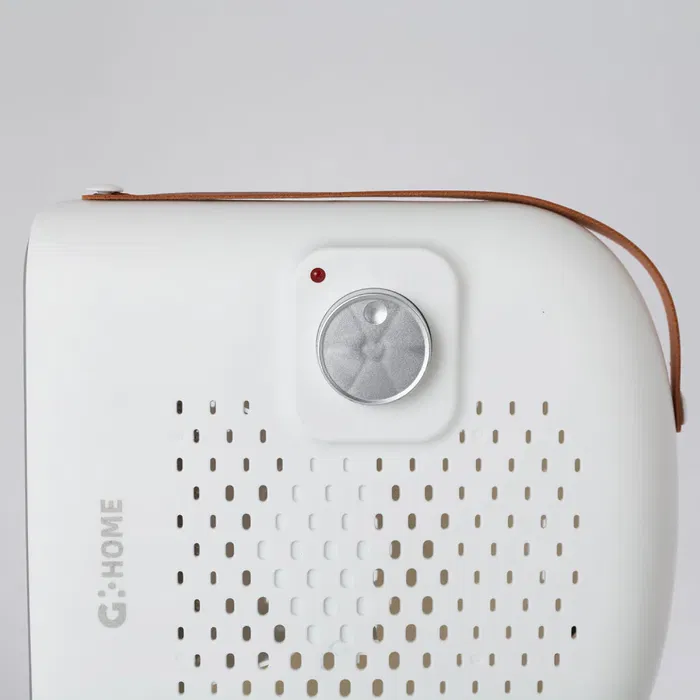 Chauffage d'appoint 500W Blanc avec résistance et ventilateur