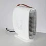 Chauffage d'appoint 500W Blanc avec résistance et ventilateur