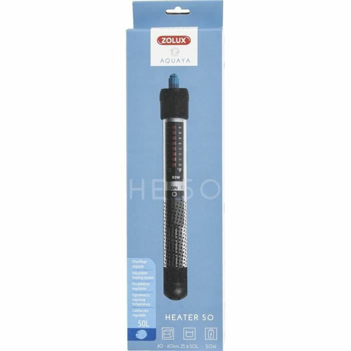 Zolux Chauffage d'aquarium Heater 50 - 50 W - 23 cm Zolux Chauffage d'aquarium Heater 50 - 50 W - 23 cm
