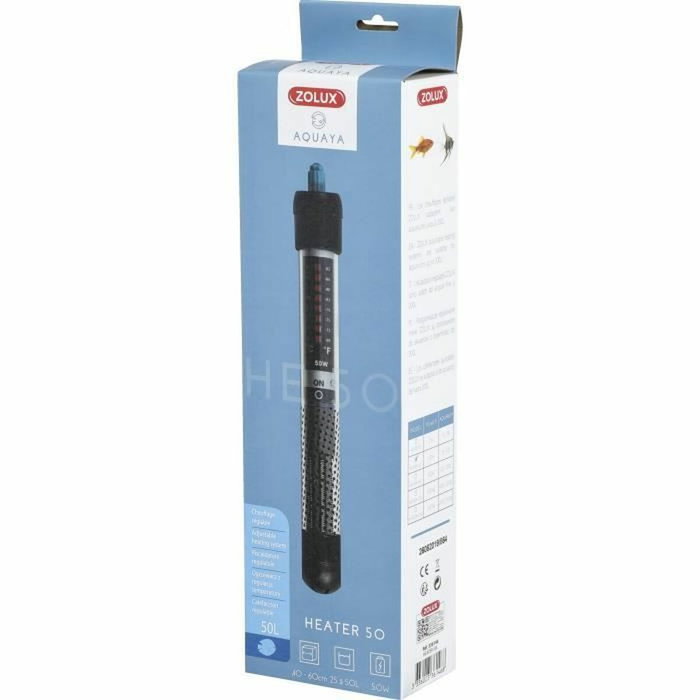 Zolux Chauffage d'aquarium Heater 50 - 50 W - 23 cm Zolux Chauffage d'aquarium Heater 50 - 50 W - 23 cm