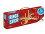 Cayro - Jeu Rings Stick, jeu d'adresse avec anneaux et bâtons, en bois, dimensions : 38x14x6 cm