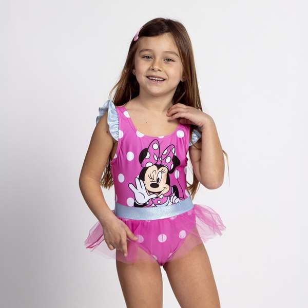Cerdá Maillot de bain Minnie pour fille - Taille 6 ans (3 ans et plus) - Rose