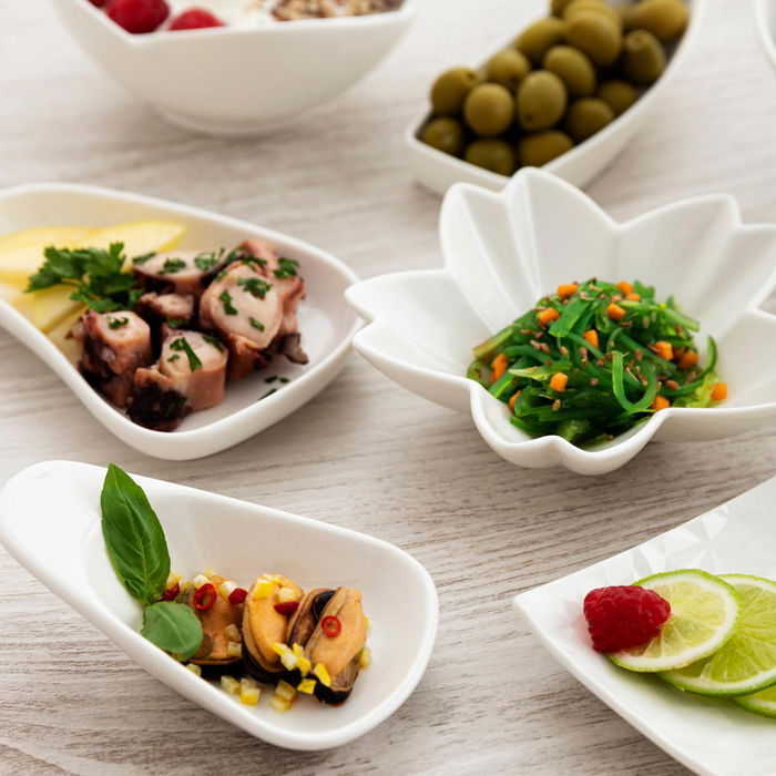 Ensemble de Dégustation Quid Select Blanc Céramique (12 Unités)