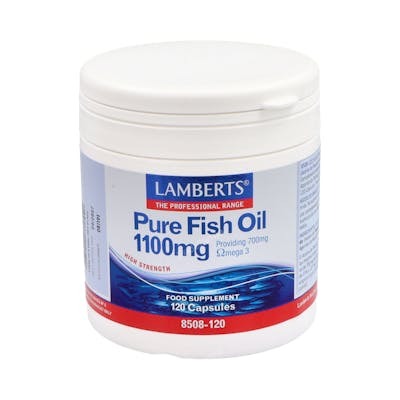 LAMBERTS Huile de Poisson Pur Oméga 3 1100 mg 120 Perles