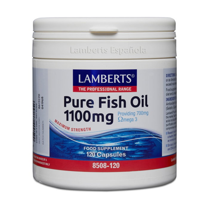 Lamberts Huile de Poisson Pur 1100mg 120 Capsules Lamberts Huile de Poisson Pur 1100mg 120 Capsules