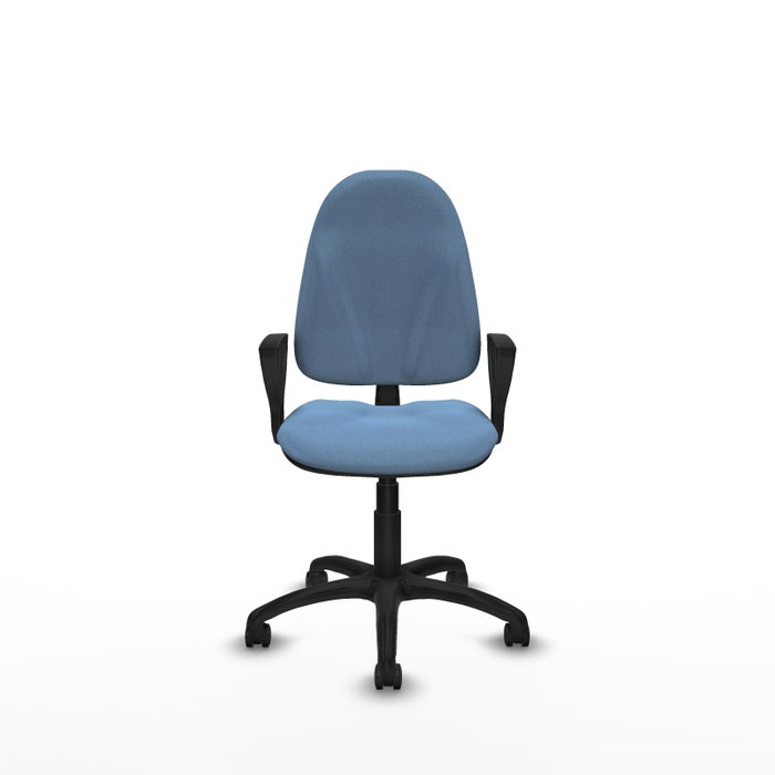 PIQUERAS Y CRESPO Chaise de bureau Algarra bleu ciel