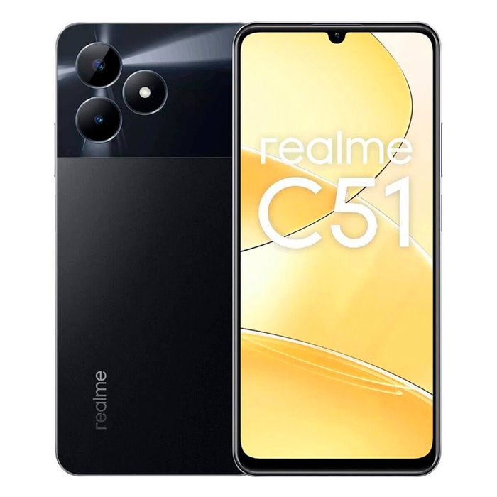 Smartphone Realme C51 6,7" Octa Core 6 GB RAM 256 GB Noir