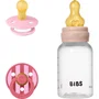 BIBS Coffret cadeau bébé Baby Sprinkle - Embout rond - T1 - Blush