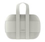 Sakura Adachi SA02 G FOOD Lunch Box Froid à Porter - Fiambrera en Résine Thermoplastique avec 3 Compartiments - Gris