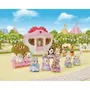 Sylvanian Families 5703 - Set de 5 Figurines Bébés en Costumes de Princesses Articulées (Lapin Blanc, Husky, Chat Tigré, Souris Marshmallow, Chat Persan)